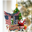 American Eagle And Chirstmas Tree YC0611306CL Ornaments