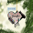Personalized Hairstylist Heart NI3011001YI Ornaments, 2D Flat Ornament