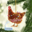 Personalized Chicken NI1211004YJ Ornaments, 2D Flat Ornament