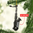 Personalized Saxophone NI0212024YR Ornaments, 2D Flat Ornament