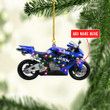 Personalized Motocross NI2311004YR Ornaments, 2D Flat Ornament
