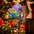 Boxer Flying With Bubbles Dog YC0611441CL Ornaments, 2D Flat Ornament