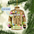 Personalized Firefighter Coat XS0511014YR Ornaments