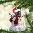 Black Cat Snowman NI0212002XR Ornaments