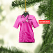 Personalized Pink Nurse Uniform NI2411008YC Ornaments, 2D Flat Ornament