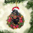 Dachshund Christmas Wreath NI0212008XR Ornaments