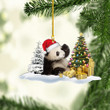 Panda Christmas NI1611044YR Ornaments, 2D Flat Ornament