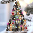 Cat Family Tree Xmas Merry Christmas YC0611137CL Ornaments, 2D Flat Ornament