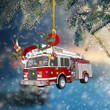 Fire Truck YW0511151CL Ornaments, 2D Flat Ornament