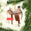 Personalized Horse Saddle NI2611013YC Ornaments, 2D Flat Ornament