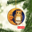 Personalized Owl Moon NI3011007YC Ornaments, 2D Flat Ornament