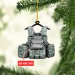 Personalized Military Tactical Combat Safety NI0112028YC Ornaments, 2D Flat Ornament