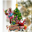 Hummingbird Roses Jesus And Christmas Tree YC0611190CL Ornaments, 2D Flat Ornament