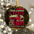 Nurse Christ Strengthens Her YC0711617CL Ornaments