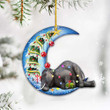 Elephant Christmas Moon NI0312011YR Ornaments