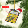 Personalized Accountant Calculator NI2411020YR Ornaments, 2D Flat Ornament