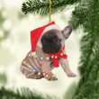French Bulldog Christmas NI2411011XB Ornaments, 2D Flat Ornament