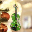 Green Violin NI1311008XR  Ornaments, 2D Flat Ornament