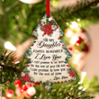 To My Daughter Always Remember YC0711992CL Ornaments, 2D Flat Ornament