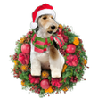 Fox Terrier Christmas YC0811575CL Ornaments, 2D Flat Ornament