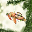 Sloth Christmas NI1711009YR Ornaments, 2D Flat Ornament