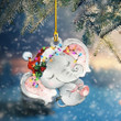 Elephant Christmas Light YC0611240CL Ornaments, 2D Flat Ornament