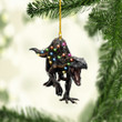 Tyrannosaurus Velociraptor NI1911012YC Ornaments, 2D Flat Ornament