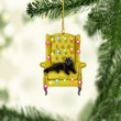 Black Cat NI1211046YR Ornaments, 2D Flat Ornament