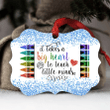 It Takes Big Hearts To Little Minds YC0711353CL Ornaments, 2D Flat Ornament