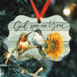 Jesus Two Little Hummingbirds God Gave Me You YC0611687CL Ornaments, 2D Flat Ornament