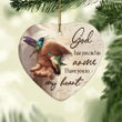 God Has You In His Arms Hummingbird YC0611784CL Ornaments, 2D Flat Ornament