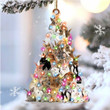 Bunny Christmas YW0511056CL Ornaments, 2D Flat Ornament