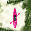 Kayak Christmas NI1211060YR Ornaments, 2D Flat Ornament