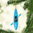 Kayak Christmas NI1211062YR Ornaments, 2D Flat Ornament