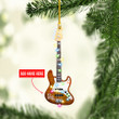 Personalized Bass Guitar NI0212002YC Ornaments, 2D Flat Ornament