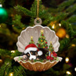 Bernese Mountain Sleeping Pearl In Christmas YC0711291CL Ornaments, 2D Flat Ornament