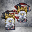 God Bless America Eagle 3D Shirt All Over Printed Shirts