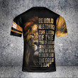 Jesus Shirt, Custom Name Shirt, Christ Lion Cross, The King All Over Printed Shirt