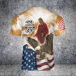 Jesus Shirt, One Nation Under God Eagle 3D Shirt V1 All Over Printed Shirts