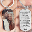 Custom Photo Couple 2D Keychain, I wish i could Turn Back The Clock Stainless Steel 2D Keychain