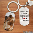 From Our First Kiss Till Our Last Breath Couple 2D Keychain for Boyfriend
