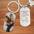 Personalized Good Morning Nice Butt Couple 2D Keychain, Funny valentine 2D Keychain