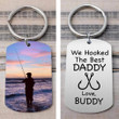Personalized Fishing 2D Keychain, We Hooked The Best Daddy 2D Keychain for Fisherman, Custom Photo for Dad