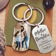 Customized Mother and Daughter 2D Keychain, I love you forever always 2D Keychain for Mom