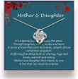 Mother Daughter Necklace - Sterling Silver Mothers Day Gift with Gift Card Box - 1