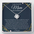 Love Knot Mother Of The Bride Necklace From Daughter Present To Mom From Bride - 1
