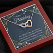 13th  Birthday Neaklace Interlocking Hearts Necklace Happy 13th Birthday 13th Birthday Gifts for Girls Jewelry For 13 Year Old Girl Bat Mitzvah Gift New Teen - 2