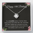 18th Birthday Necklace The Love Knot Necklace Happy 18th Birthday Jewelry Gift -  Necklace With Meaningful Message Card  Gift Box Unique Gift Necklace for Birthday Anniversary - 1