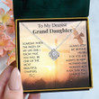 Pamaheart - To My Dearest Granddaughter  Pages of My Life  Love Knot Necklace Gift For Birthday Christmas Mothers Day - 1