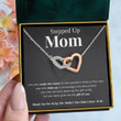 Pamaheart- To My Step Mom  Gift of You  Interlocking Hearts Necklace - 1